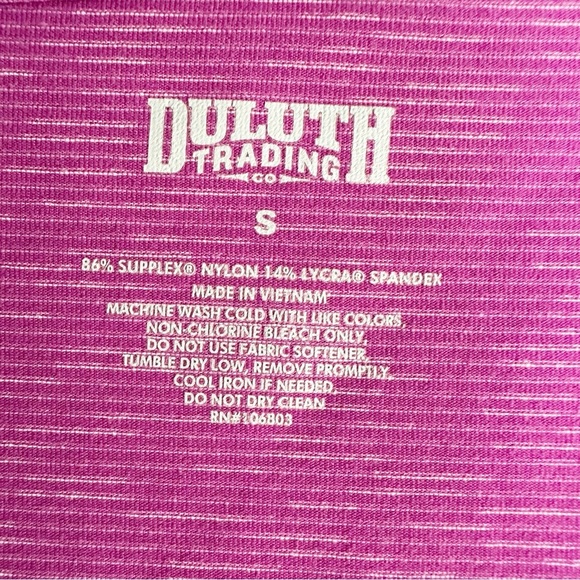 DULUTH Trading Co NoGA Active Classic Short Sleeve Dress Small UPF Supplex Blend - Picture 7 of 9